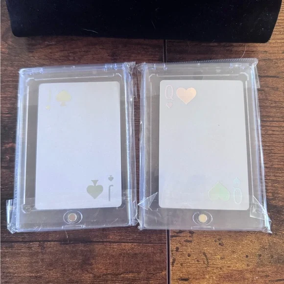 Dior NEW Beauty BUNDLE Beauty Bag, Lip Max, & (2) Joy Playing Cards - Picture 6 of 8